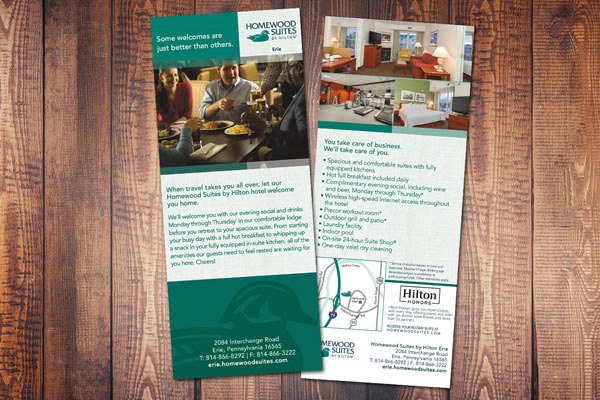 Evening Social Information - Branded - Rack Card